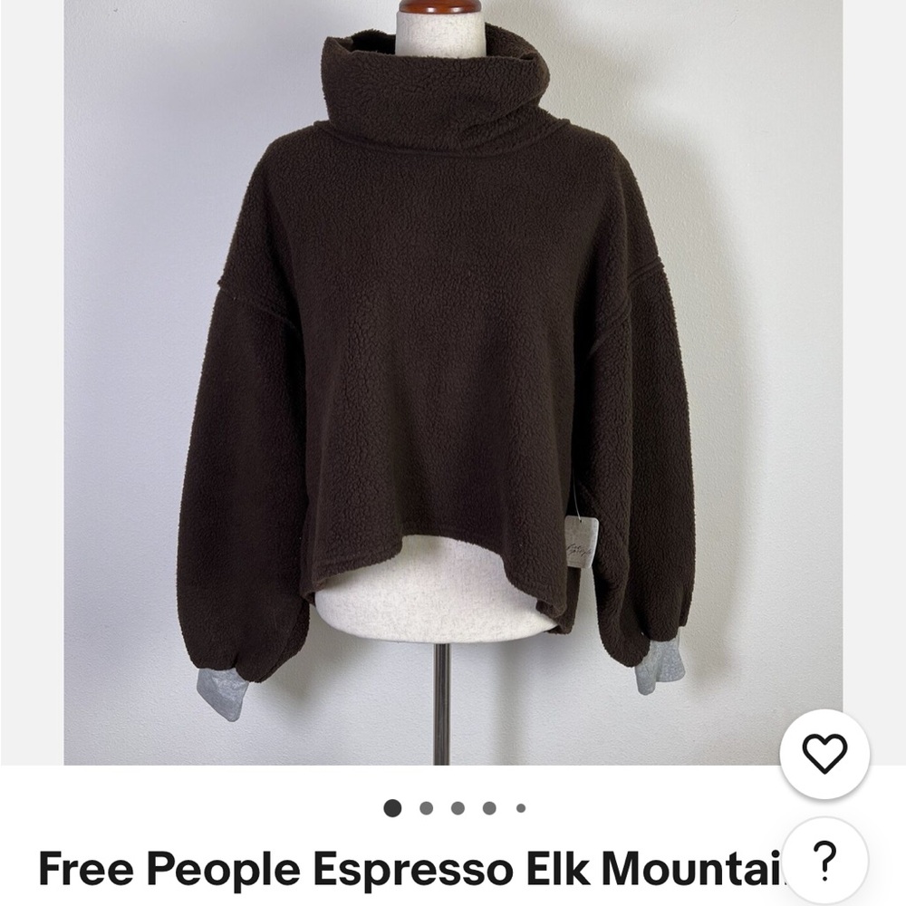 Free People Brown Cozy Sweater
